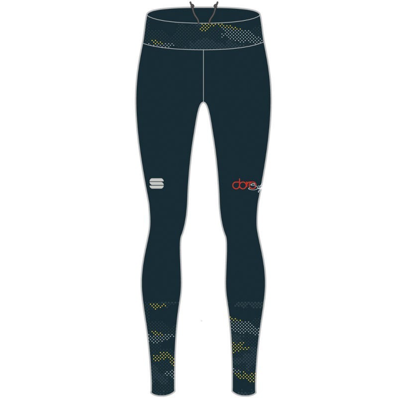 Collants chauds Sportful Doro Rythmo Warm Tights noir-jaune Collants chauds Sportful Doro Rythmo Warm Tights noir-jaune